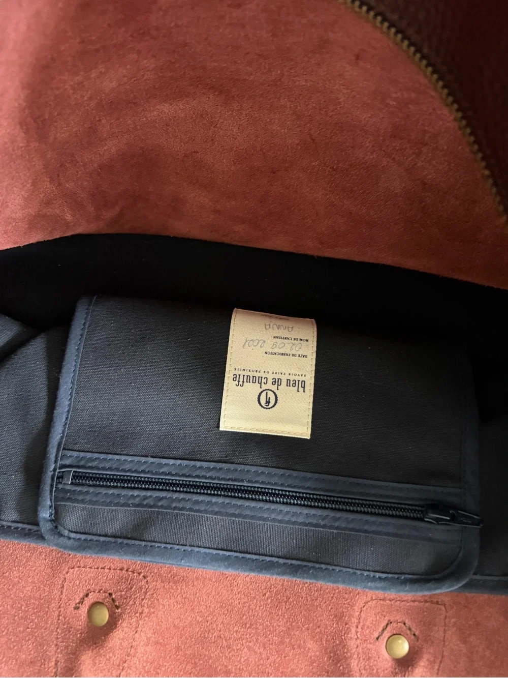 Men's Structured Leather Briefcase Tote in Dark Brown